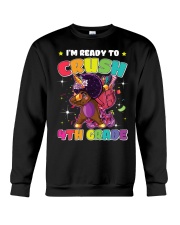 I'm ready to crush 4th grade unicorn Back To School Crewneck Sweatshirt tile
