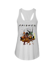 Black Friends Halloween Day Ladies Flowy Tank tile