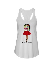 Personalized Black Girl Christmas Day Ladies Flowy Tank tile