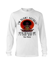 Personalized I'm Blunt Because God Rolled Me International Day Of Yoga Long Sleeve Tee tile