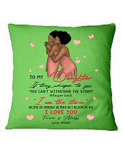 If They Whisper To You Mom To Daughter Square Pillowcase tile
