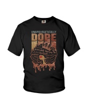 Unapologetically Dope Black Queen Black Pride Women's Day Youth T-Shirt tile