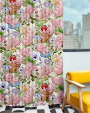 Pigs Lovers Window Curtain - Blackout aos-window-curtains-blackout-50x84-lifestyle-front-01