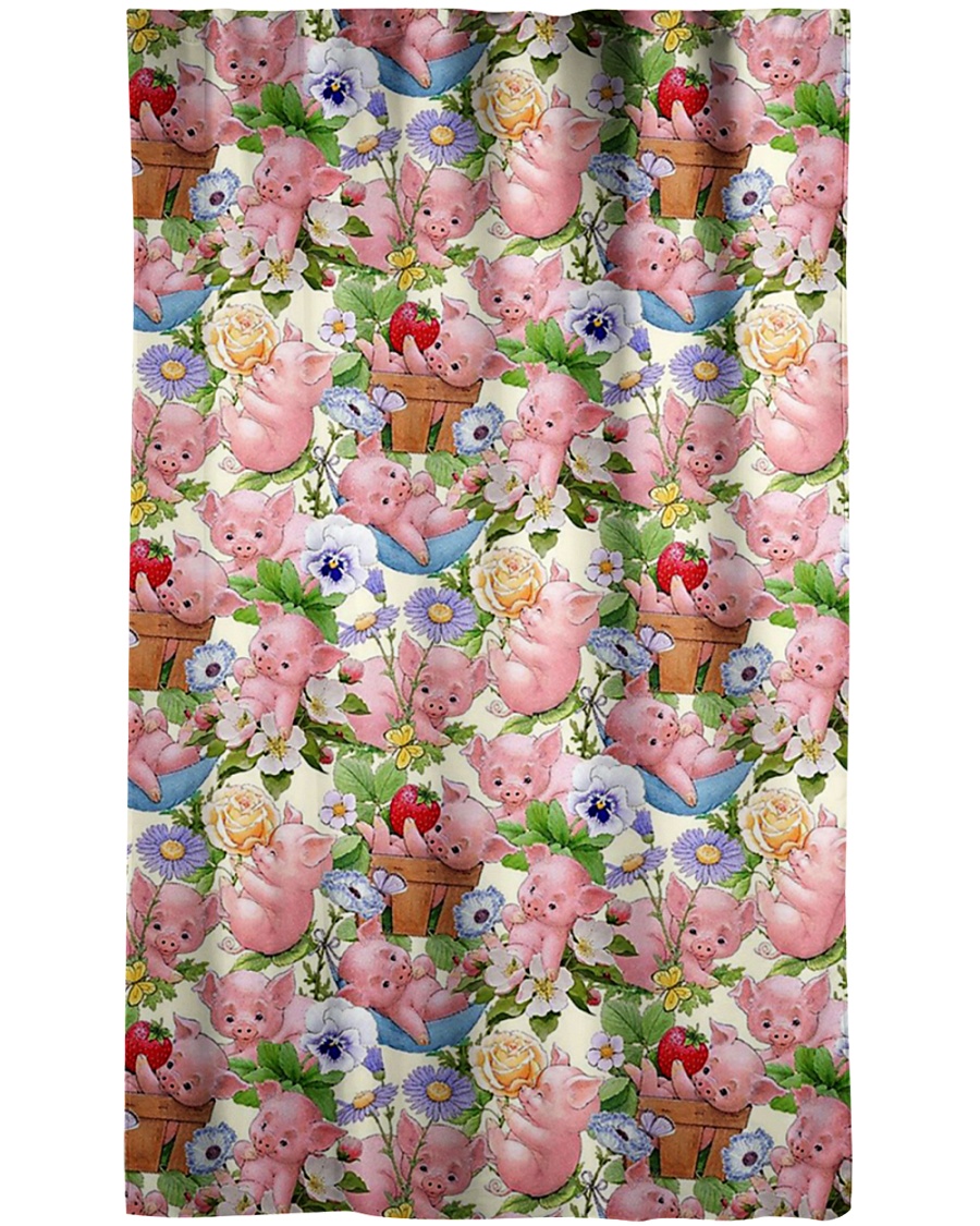 Pigs Lovers Window Curtain - Blackout
