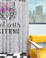 Cool Cats and Kittens Window Curtain - Blackout aos-window-curtains-blackout-50x84-lifestyle-front-03