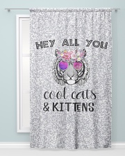 Cool Cats and Kittens Window Curtain - Blackout aos-window-curtains-blackout-50x84-lifestyle-front-04