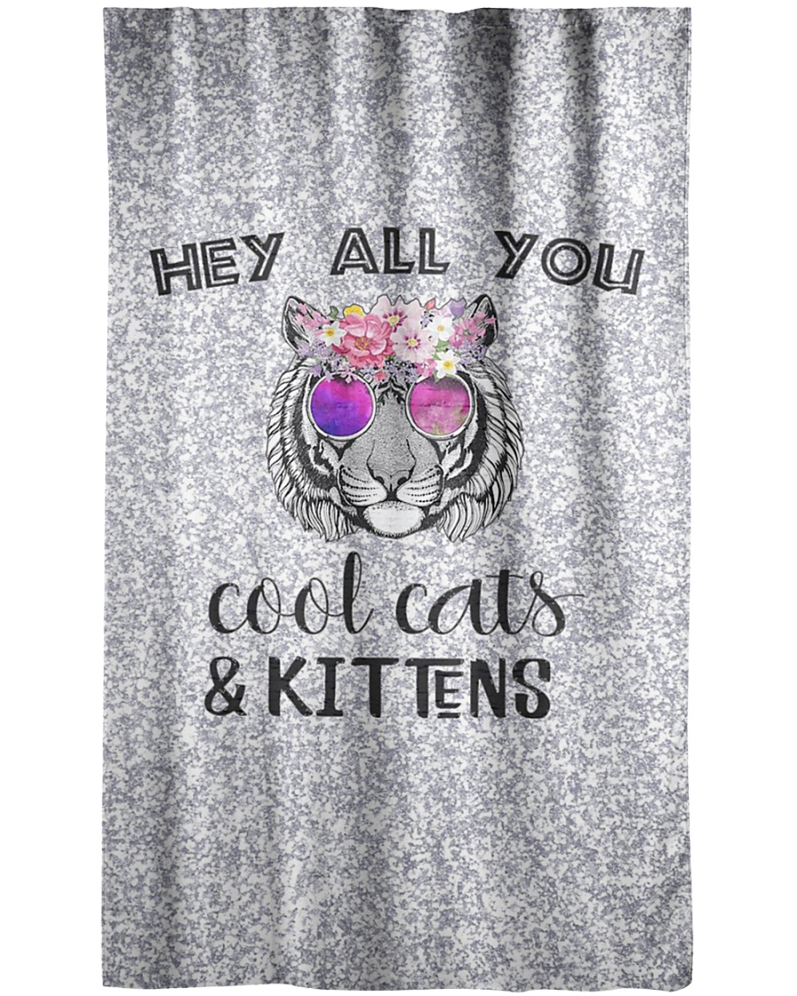Cool Cats and Kittens Window Curtain - Blackout