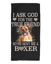 Boxer Lovers Beach Towel front