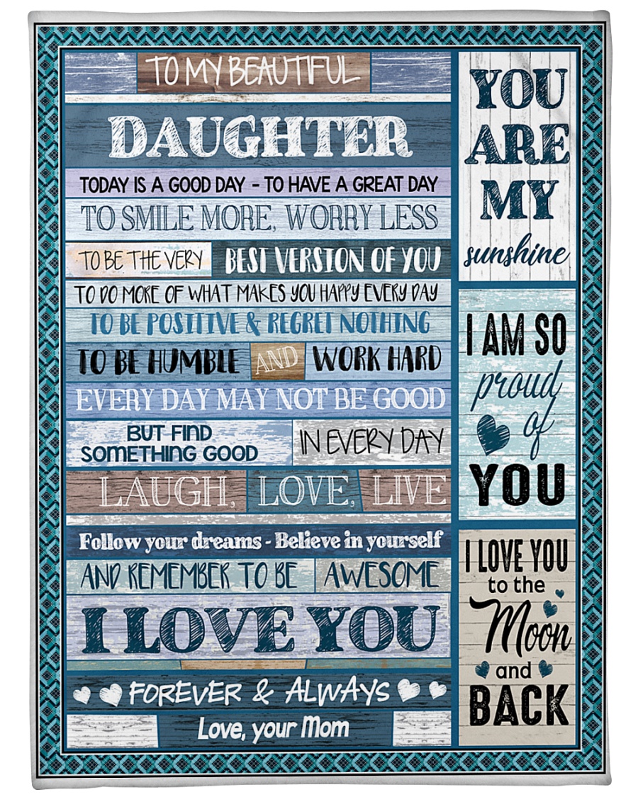 BLANKET I'M ALWAYS WITH YOU Large Fleece Blanket - 60" x 80"