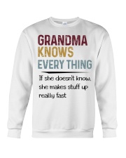 Grandma Knows Every Thing Crewneck Sweatshirt tile