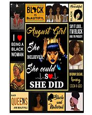 August Girl She Believed She Could So She Did Vertical Poster tile