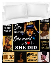 August Girl She Believed She Could So She Did Duvet Cover tile