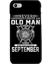 Never Underestimate An Old Man Who Was Born In Sep Phone Case tile