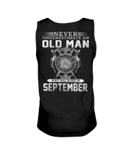Never Underestimate An Old Man Who Was Born In Sep Unisex Tank tile