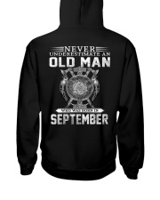 Never Underestimate An Old Man Who Was Born In Sep Hooded Sweatshirt tile