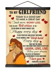 To My Girlfriend Hanging Canvas tile