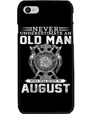Never Underestimate An Old Man Who Was Born In Aug Phone Case tile