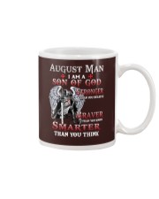 August Man I am a Son of God Mug tile