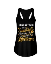 February Girl Are Sunshine and Hurricane Ladies Flowy Tank tile
