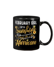 February Girl Are Sunshine and Hurricane Mug tile