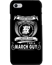 I Am A March Guy Phone Case tile