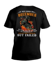 I Was Born In December My Scars Tell Me A Story V-Neck T-Shirt tile