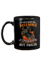 I Was Born In December My Scars Tell Me A Story Mug tile