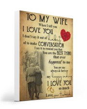 To My Wife Gallery Wrapped Canvas Prints tile