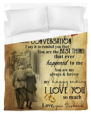 To My Wife Duvet Cover tile