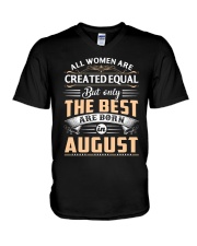 All Woman Are Created Equal But Only The Best V-Neck T-Shirt tile