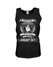I Am A January Guy Unisex Tank tile