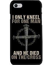 I Only Kneel For One Man And He Died On The Cross Phone Case tile