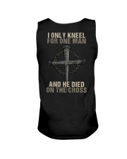 I Only Kneel For One Man And He Died On The Cross Unisex Tank tile