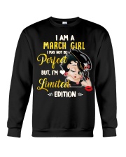 I Am A March Girl Crewneck Sweatshirt tile