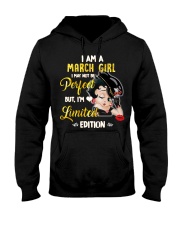 I Am A March Girl Hooded Sweatshirt tile