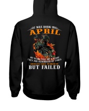 I Was Born In April My Scars Tell Me A Story Hooded Sweatshirt tile