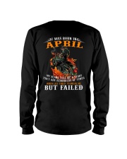 I Was Born In April My Scars Tell Me A Story Long Sleeve Tee tile