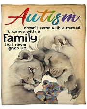 Autism doesn't come with a manual it comes with a Fleece Blanket tile