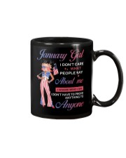January Girl I Know Who I Am Mug tile