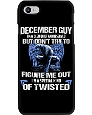 December Guy I May Seem Quiet And Reserved Phone Case tile