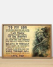 To My Son Never Feel That You Are Alone 36x24 Poster poster-landscape-36x24-lifestyle-03