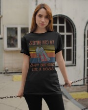 Stepping Into My 54th Birthday Like A Boss Classic T-Shirt apparel-classic-tshirt-lifestyle-19