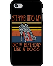 Stepping Into My 50th Birthday Like A Boss Phone Case tile