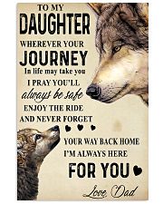 To My Daughter Vertical Poster tile