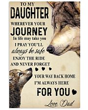 To My Daughter 24x36 Poster front
