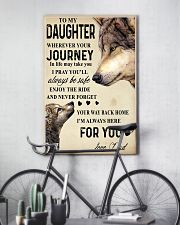 To My Daughter 24x36 Poster lifestyle-poster-7