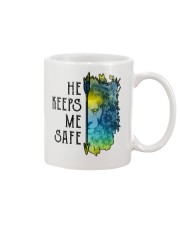 He Keeps Me Safe Mug tile