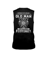 Never Underestimate An Old Man Who Was Born In Feb Sleeveless Tee tile