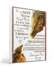To My Son Gallery Wrapped Canvas Prints tile