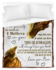 To My Son Duvet Cover tile